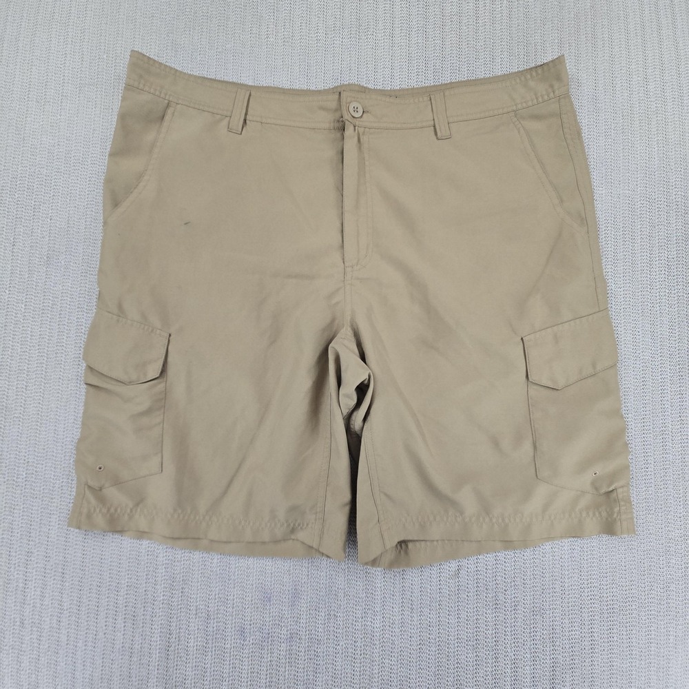 Magellan Outdoors Shorts Mens 40 Beige Cargo Quick Dry Outdoor Hiking Pockets‎